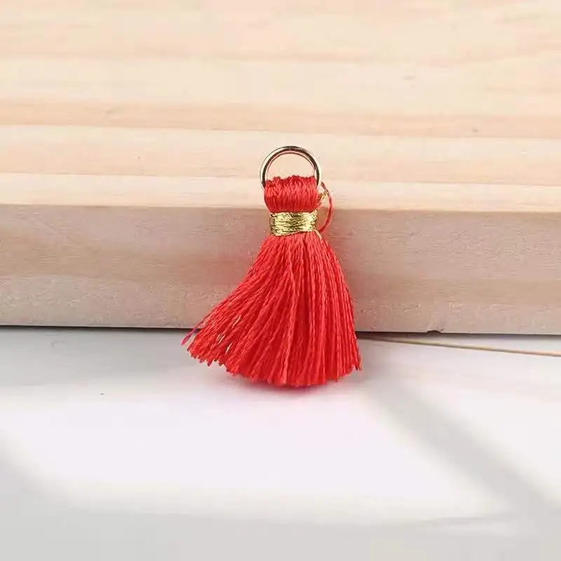 ISequins 10 шт/партия 2 см мини шелковистая кисточка цвет маленькая ювелирные изделия