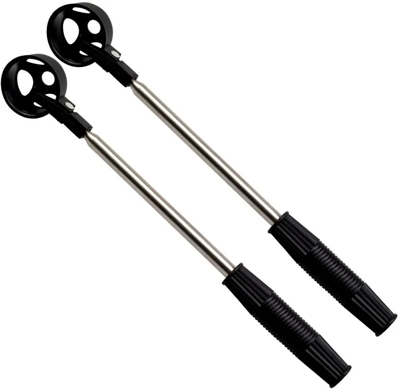 

Telescopic Golf Ball Retriever Golf Ball Picker 16.5 Inch to 80 Inch Retracted Length Stainless Steel Shaft 2Pcs
