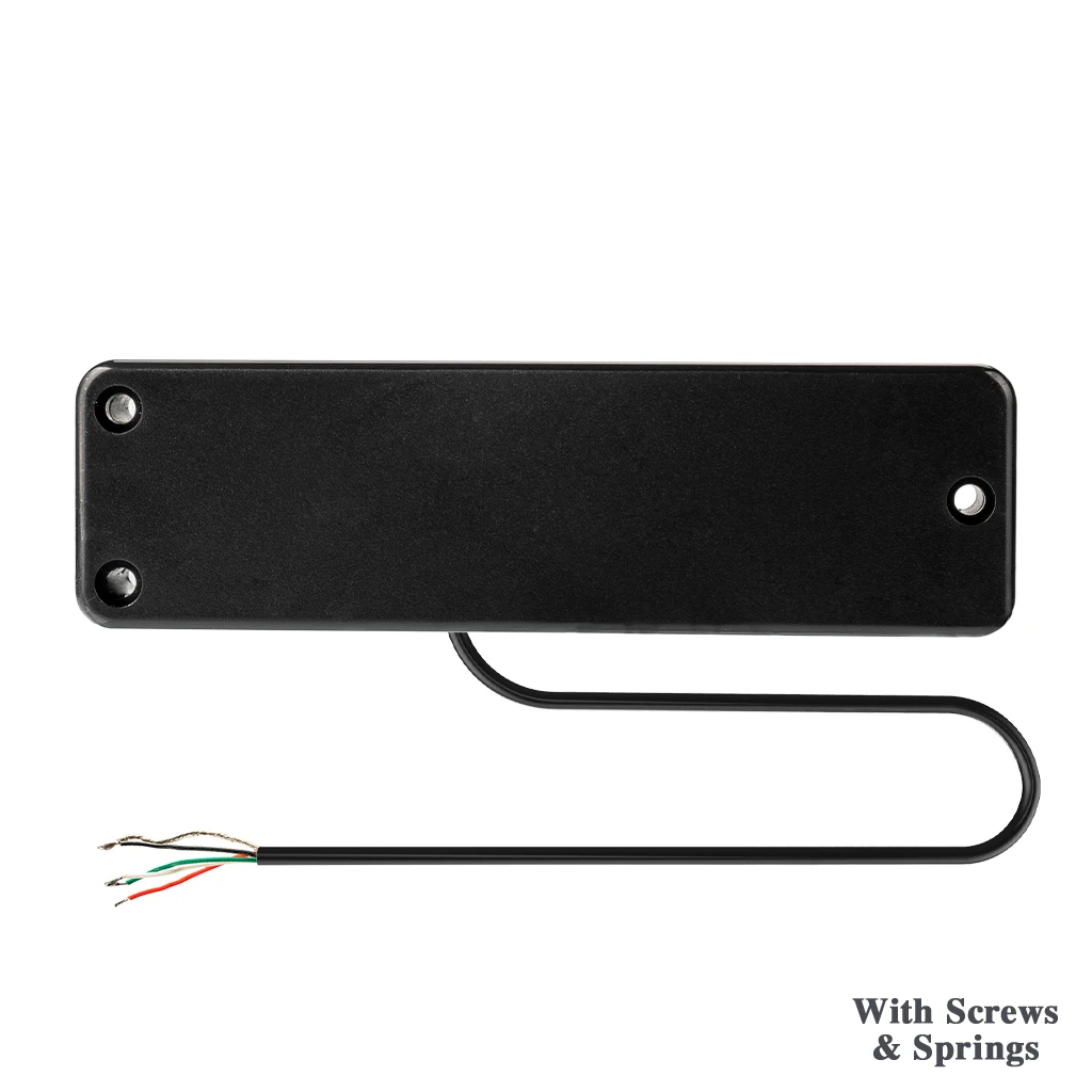 

NAOMI Sealed 3 Holes Bass Pickup Soapbar Style Double Coil Humbucker Pickup Ceramic Magnet For 5 Strings Electric Bass Guitar