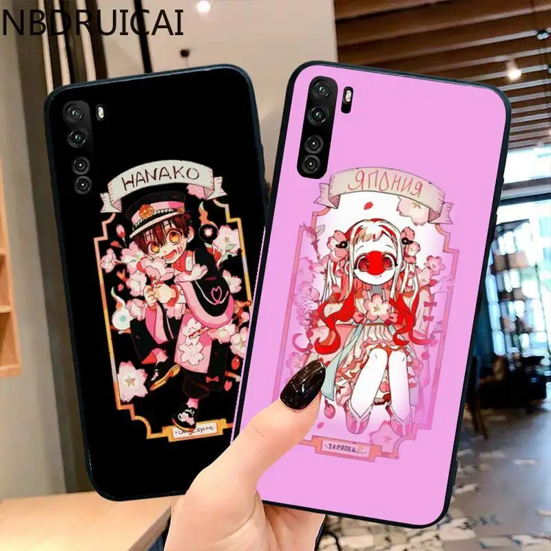 Мягкий чехол для телефона с туалетом Hanako Kun Huawei P40 P30 P20 lite Pro Mate 20 30 P Smart 2019|Бамперы| |