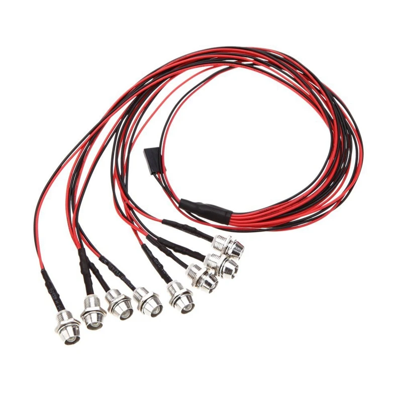 

RISE-8 LED Upgrade Parts 5mm White Color Red Color LED Light Set for HSP RC Cars