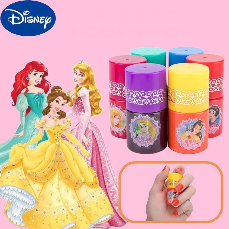 

Disney Snow White The Mermaid Princess Kids Nail Polish Children's Cosmetics Makeup Toy Nailpolish Toys Girl's Birthday Gifts
