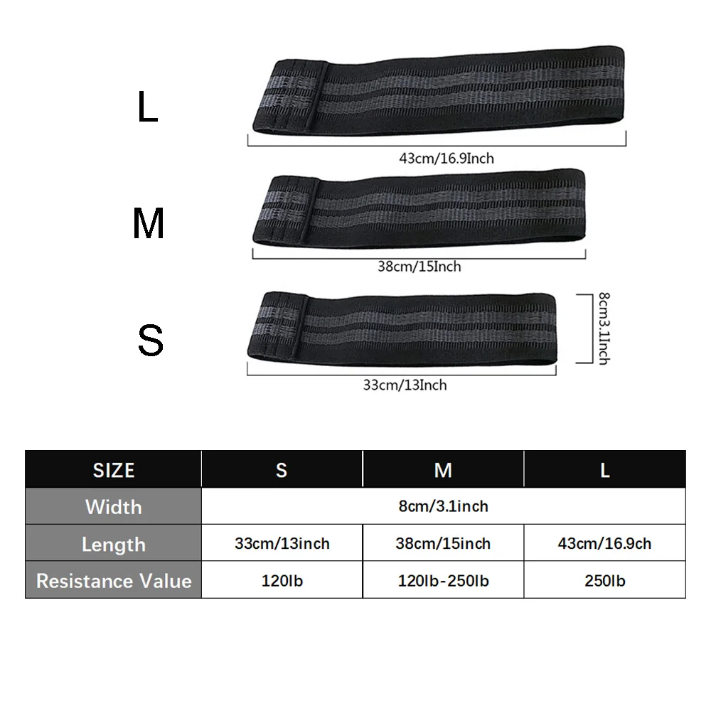 

Resistance Bands Women's Workout Fitness Hip Loop Resistance Bands Expander Strength Rubber Bands Yoga Gym Training Home Exercis