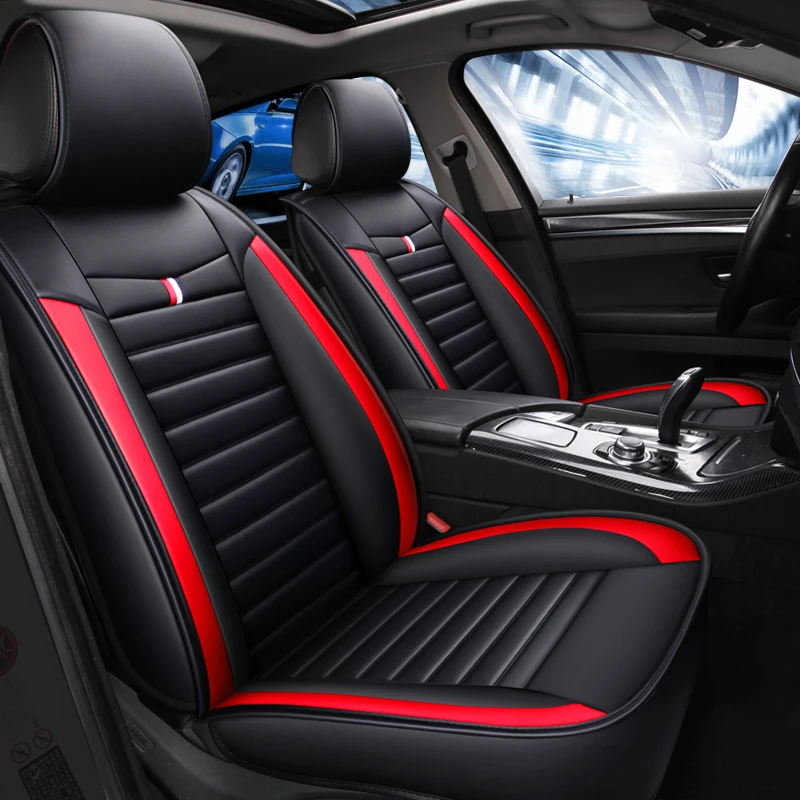 Спортивный кожаный чехол на сиденье автомобиля для peugeot 308 206 307 sw 407 207 208 406 301 2008 3008