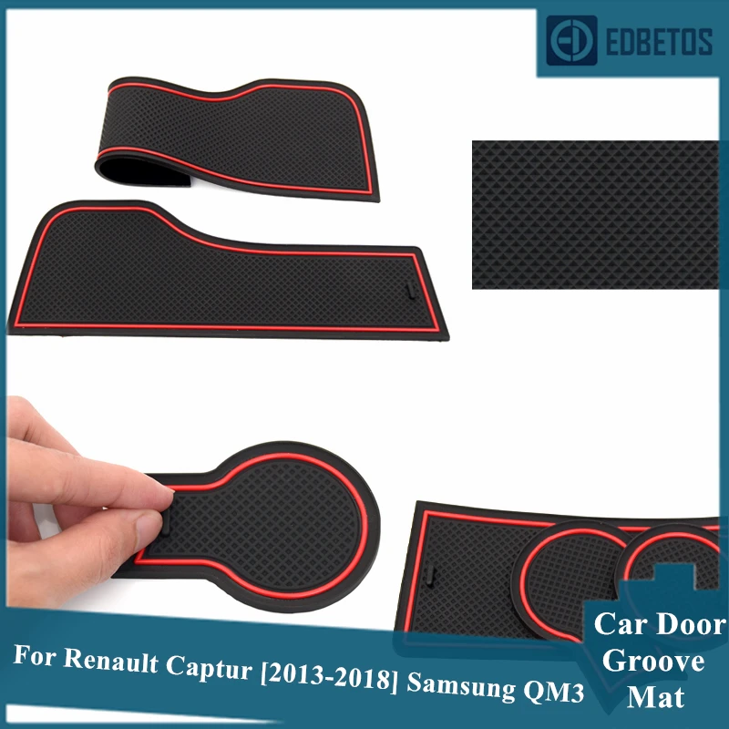 Аксессуары Captur для Renault 2013 2014 2015 2016 2017 2018 Samsung QM3 слот ворот Coaster коврик коврики| |
