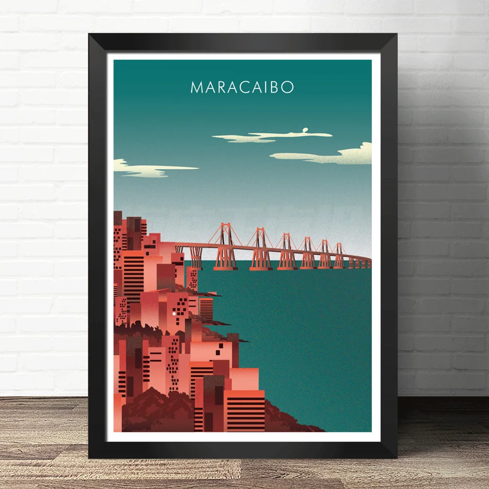 Южная Корея Япония Европа Париж картины для путешествий винтажные настенные