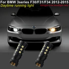 2x ксеноновые белые светодиодные лампы PW24W без ошибок для 2012-2015 BMW F30 3 серии F31 F34 дневные ходовые огни галогенсветильник фары DRL