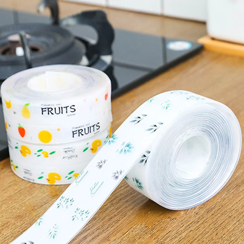 Креативные ленты с защитой от плесени модные самоклеющиеся милые прозрачные