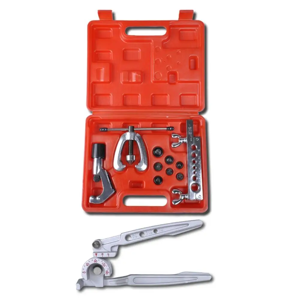 

flaring tool kit with bender repair of pipes
