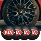 4 шт. 56 мм Крышка Ступицы Колеса Автомобиля металлическая эмблема наклейки аксессуары для KIA Ceed Sportage Rio K5 Optima Cerato продолжить Venga Sedona