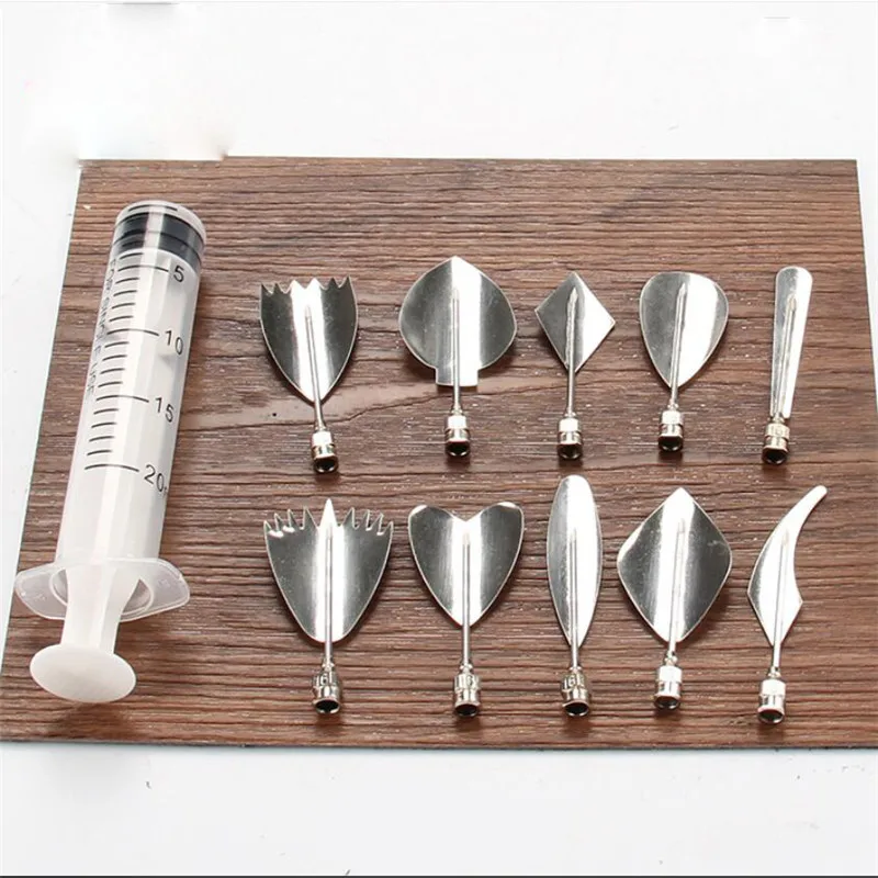 10 шт./компл. 3D инструменты для рисования желейных цветов Желейный торт