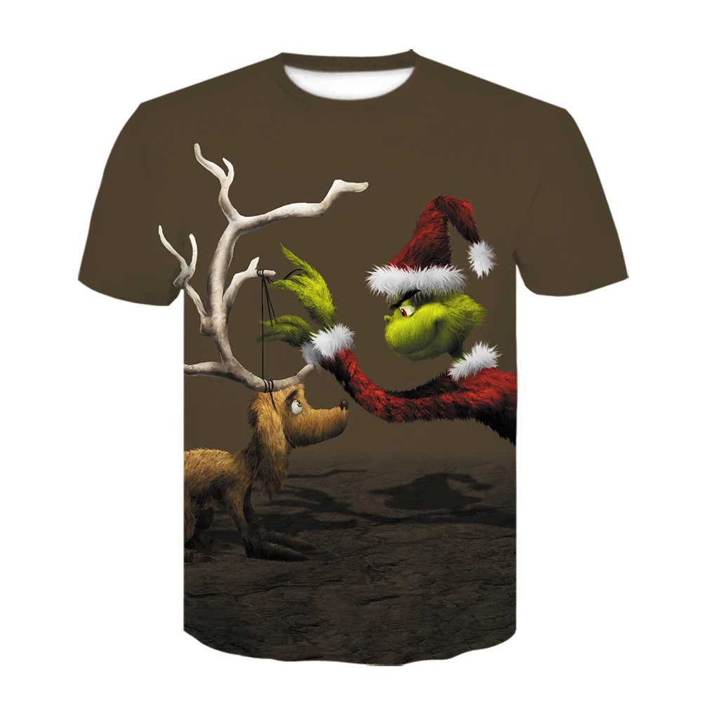 2020 Монстр шрек 3D цифровая печать забавная Повседневная футболка мужская с