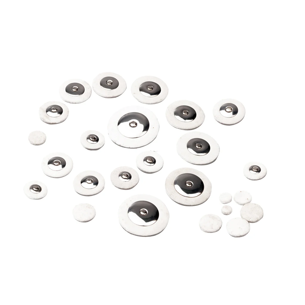 

1 set / 25 pcs. Sax leather pads replacement for alto saxophone