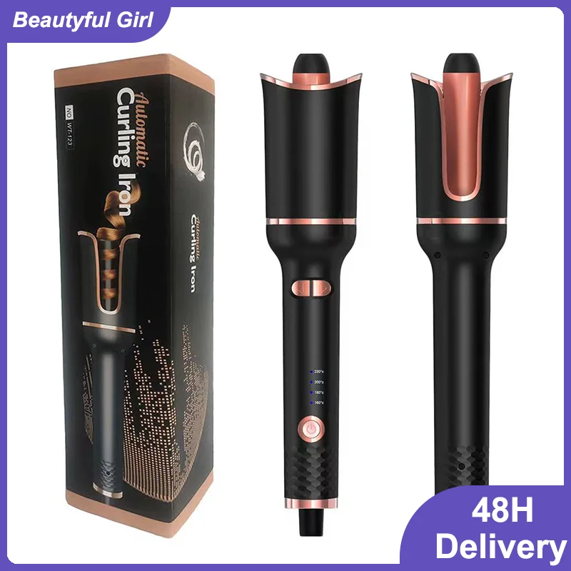 

Automatic Hair Curler Magic Corrugated Curling Iron Hair Beauty Salon Ceramic Heating Anti-Perm Hair Wave Crimper Curlers Tools