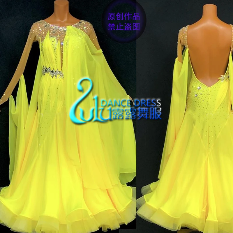 Платье для соревнований платье бальных танцев танго сальсы самбы одежда