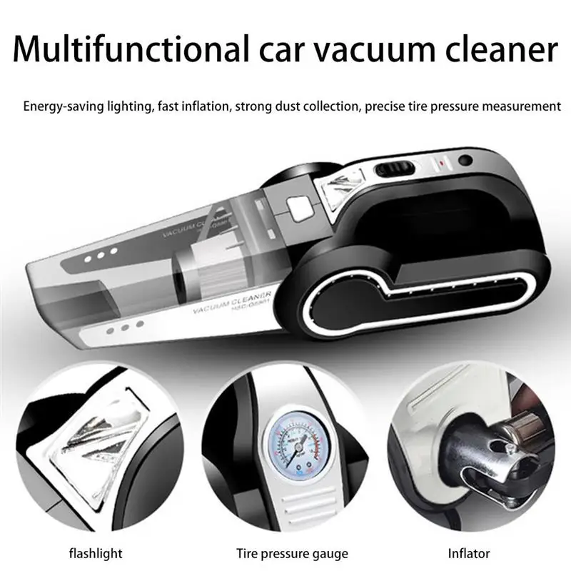 4 в 1 автомобильный пылесос многофункциональные портативные пылесосы с