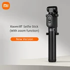 Новейший монопод Xiaomi Mi селфи-палка Bluetooth штатив с беспроводным дистанционным вращением на 360 градусов гибкий зум версия для Android iOS