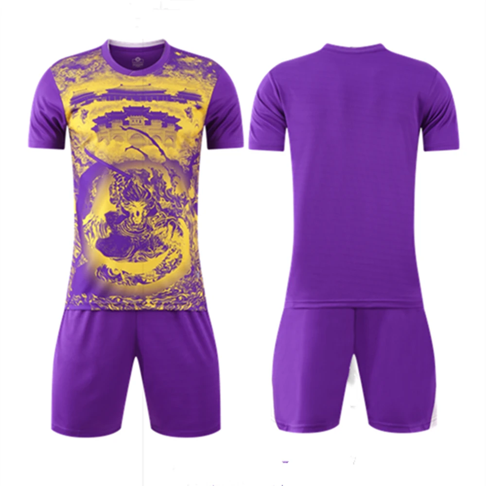 Комплект футбольной одежды для детей и взрослых униформа мужчин тренировочный