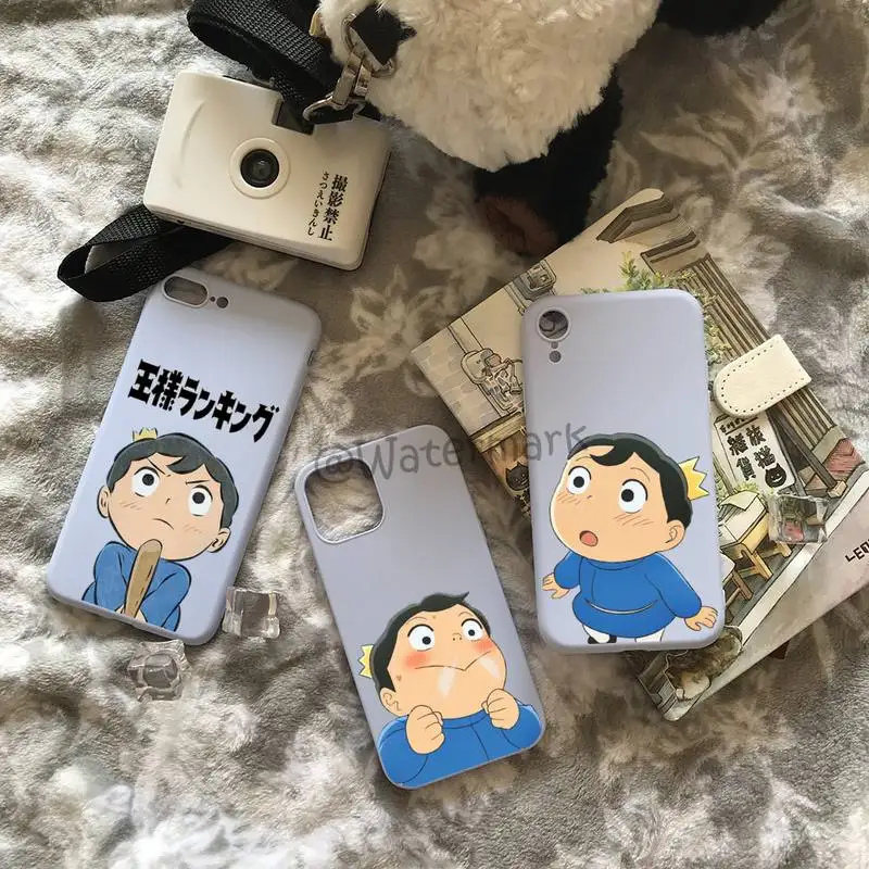 

Ousama Ranking Of King Phone Case For IPhone 13 12 11 Pro Max Xs 6 6s 7 8 Plus Xr X Light Blue Candy Colors Coque