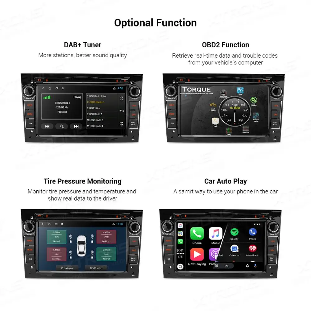 XTRONS 7 &quotAndroid 10 0 автомобильный DVD GPS навигационная мультимедийная система для OPEL