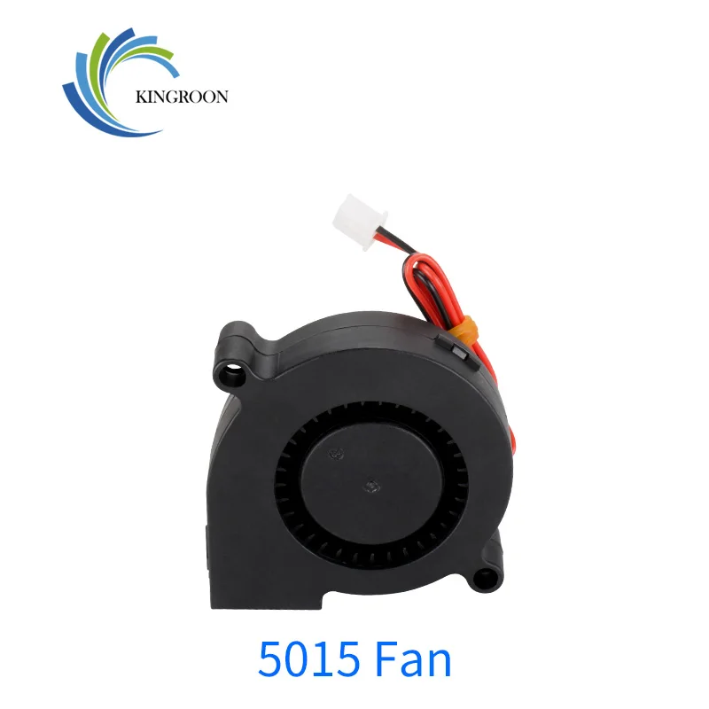 

KINGROON 12V 24V 4020 5015 Fan 2 Pin Turbo blower 3D Printer Fan cooler cooling fan 3D Printer Part for Ender 3 Ender 3 Pro CR10