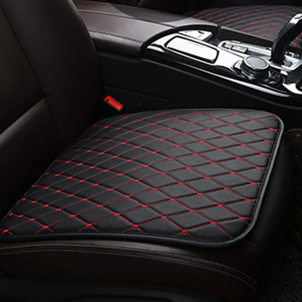 

Car Auto Seat Cover Front Cushion Soft High Quality Leather Seat Pad Cushion Car Accessories Seat Protector Dropshipping