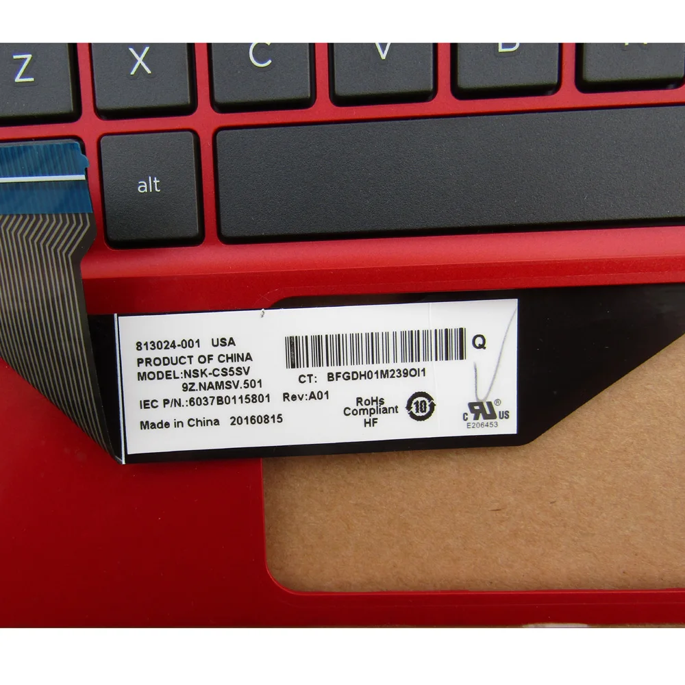 Новая верхняя крышка с упором для рук клавиатурой 813024-001 814720-001 HP PAVILION X2 10-N |