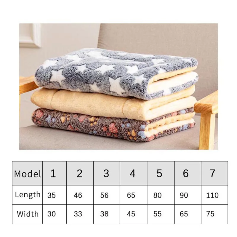 

Square Dog Cat Bed Flannel Double-Sided Pet Beds For Little Medium Large Pets Super Soft Winter Warm Sleeping Mats For Dogs Cats