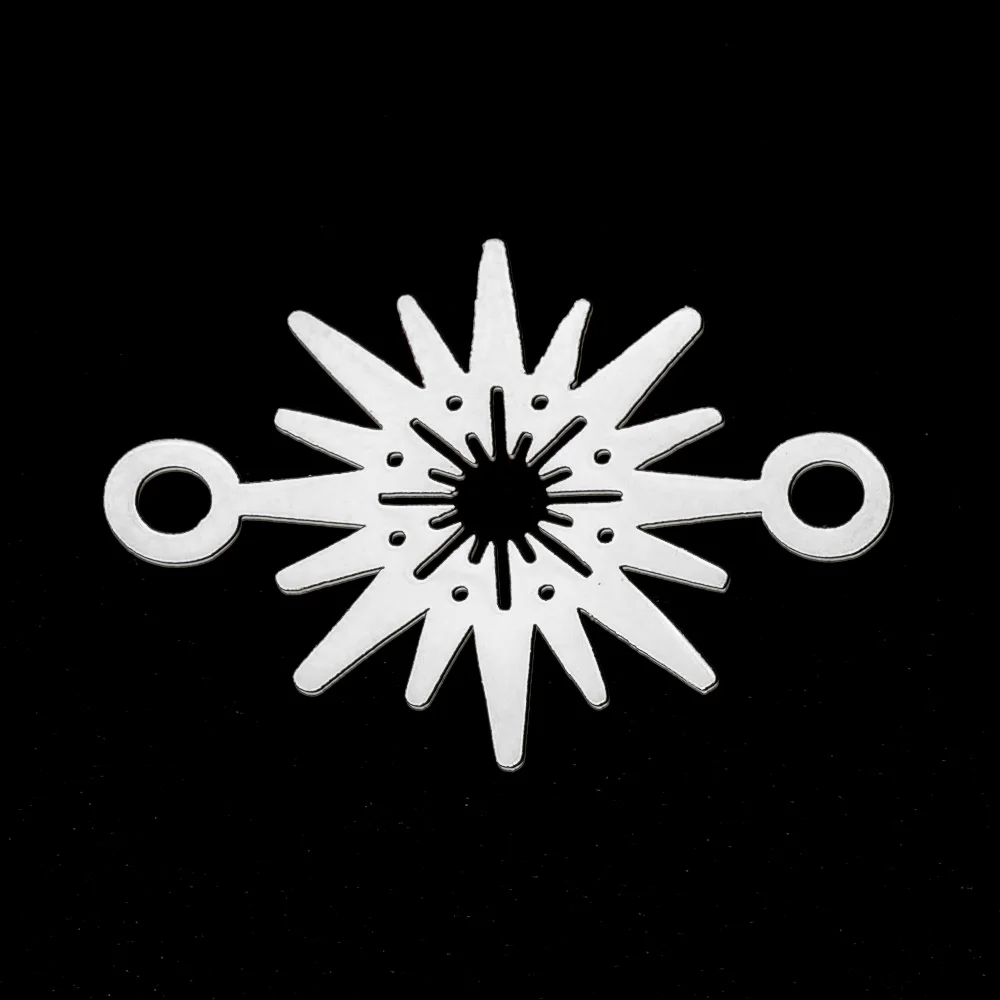 

5 шт./лот 316 серьги-подвески «сделай сам» из нержавеющей стали с маленьким солнцем, оптовая продажа, высококачественные подвески, фурнитура, ...