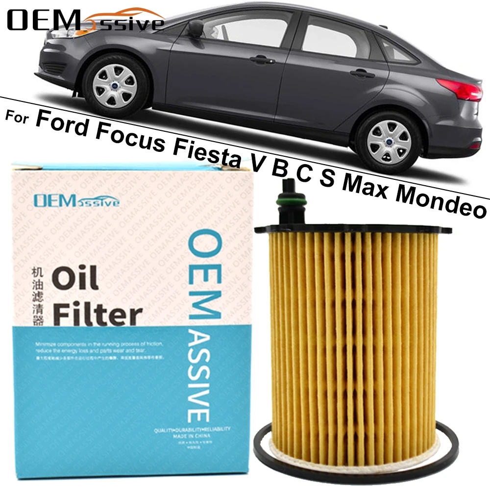 Масляный фильтр для Ford Fiesta 5 MK V 2001 10 / Focus C Max 2003 07 Mondeo Turnier 4 IV 2011 15 2 II 2004 12|Масляные