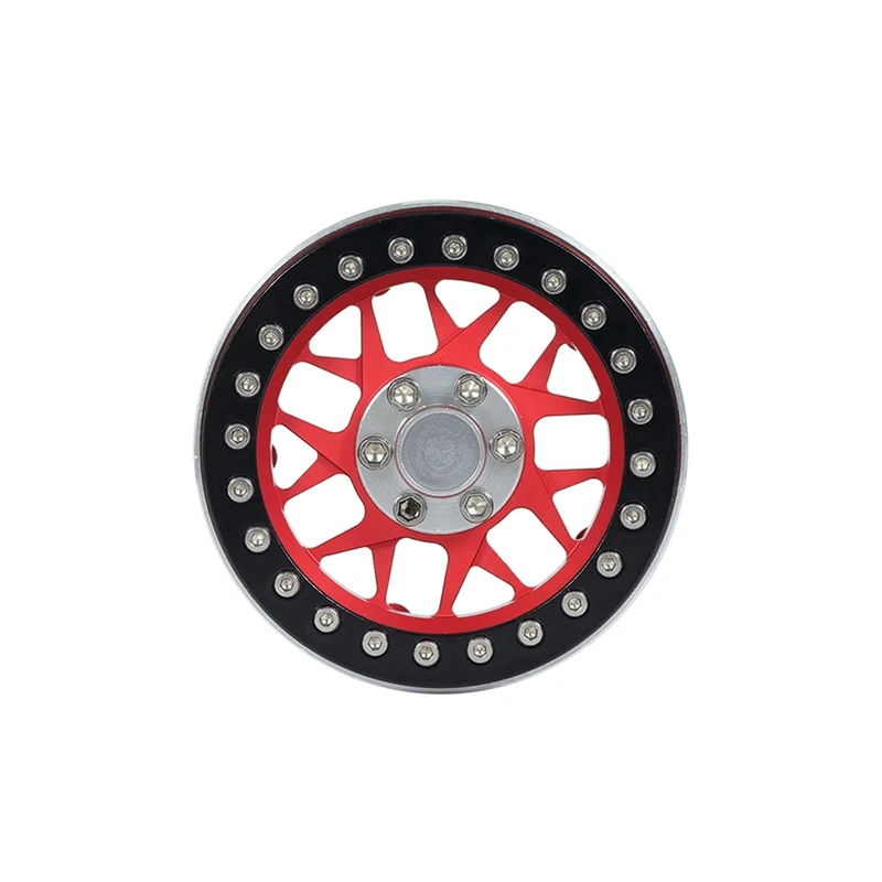 

2Pcs CNC Brass Portal Cover Counterweight AXI232006 with 4Pcs Metal Wheel Hub Cap Wheel Rim Center Cover