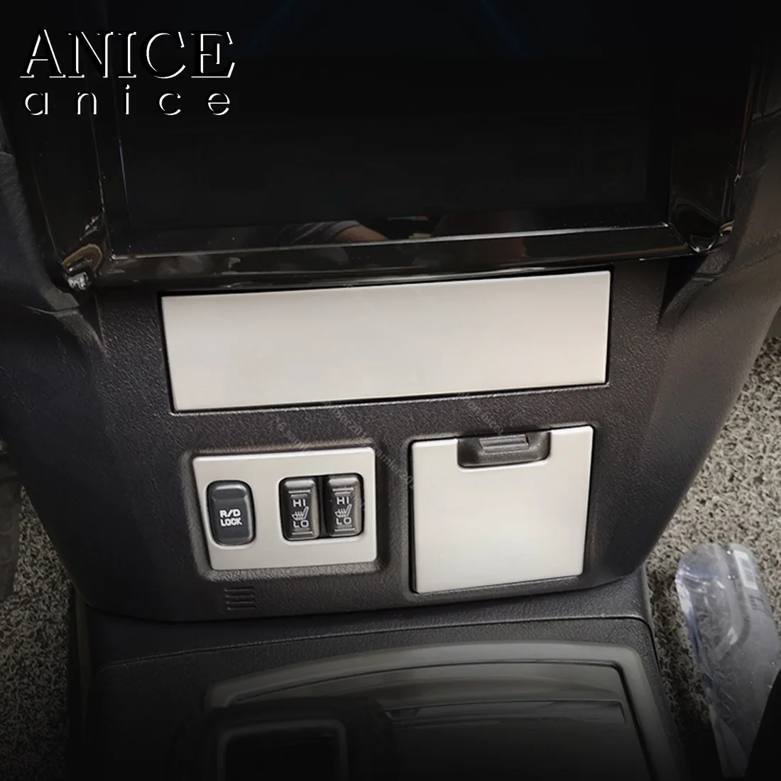 3 шт. сталь подогрев сидений Кнопка Крышка для Mitsubishi PAJERO 2007 2008 2009 2010 2011 2012 2013