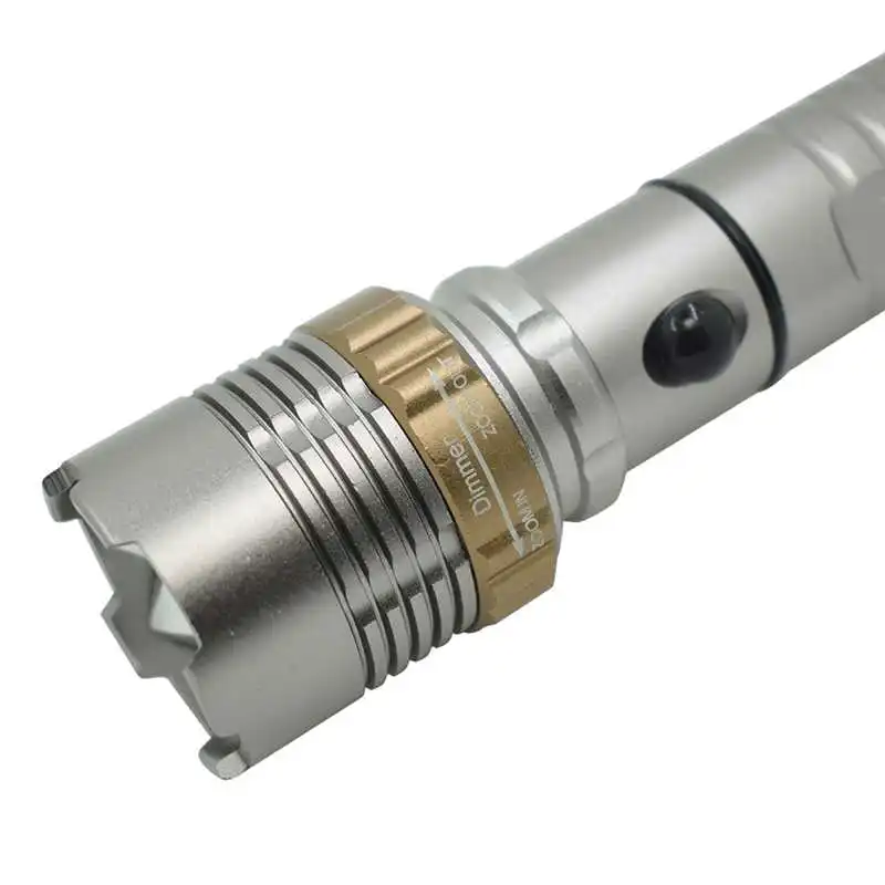 XM-L T6 тактический фонарик для самообороны палочки-наклейки фонарь Портативный