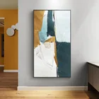 Современные Абстрактные цветные картины на холсте, настенные художественные цветные плакаты и принты, настенные картины для гостиной, спальни, Декор