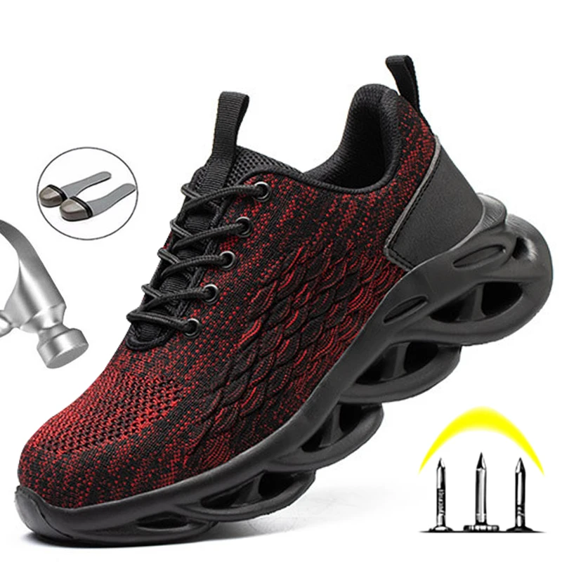 Неразрушаемые рабочие защитные ботинки новинка 2021 рабочая обувь стальной носок