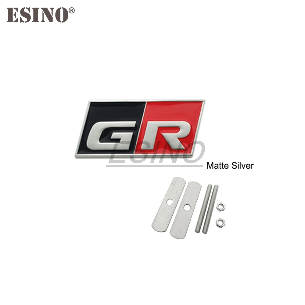 Автомобиль Стайлинг Gazoo Racing GR MN 3D Автомобильная передняя решетка значок из
