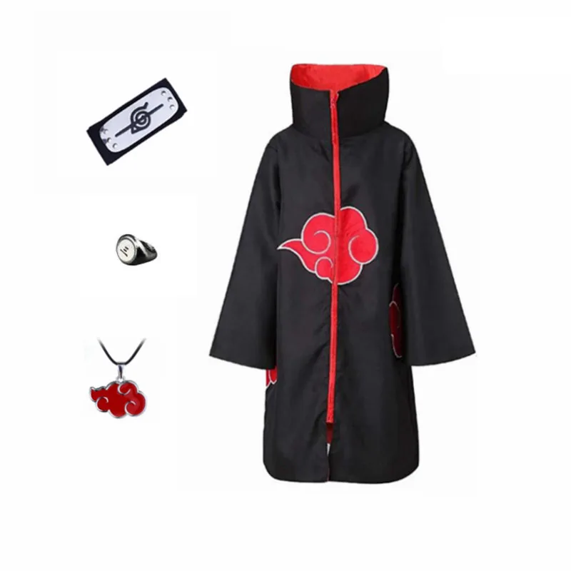 

bluey manto da akatsuki fantasia cosplay akatsuki cloak girl kids suit akatsuki capa rings costume male female boy pajamas adult