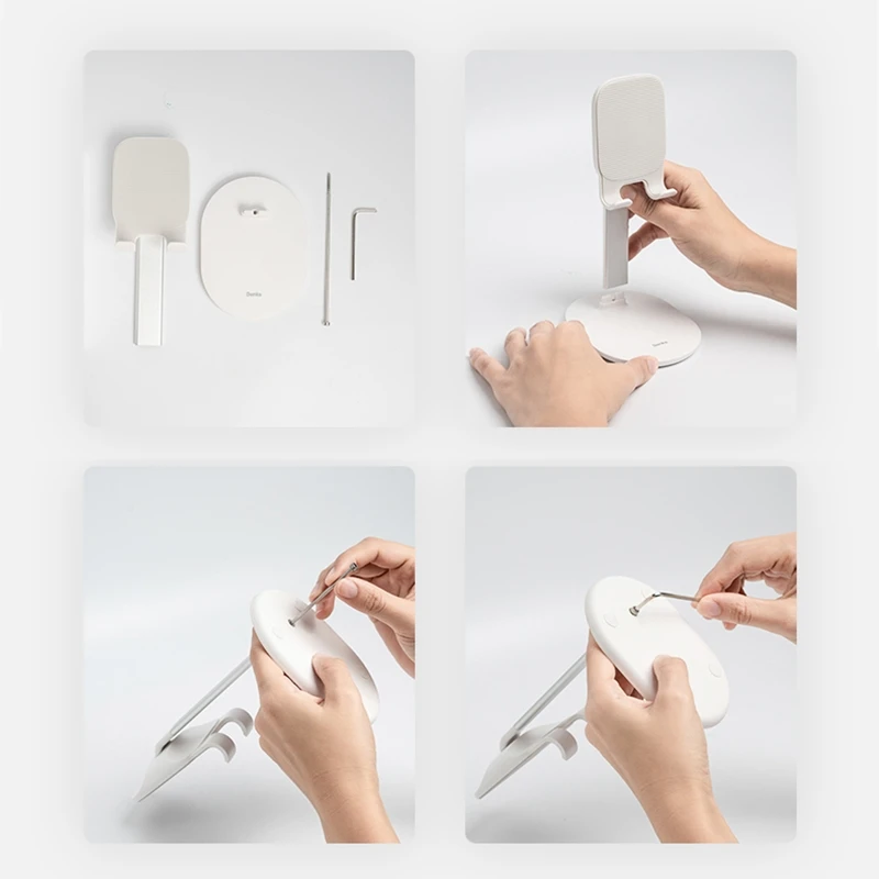 

Benks L30 Portable Adjustable Angle Desktop Holder Bracket for 4-12.9 inch Mobile Phone Tablet