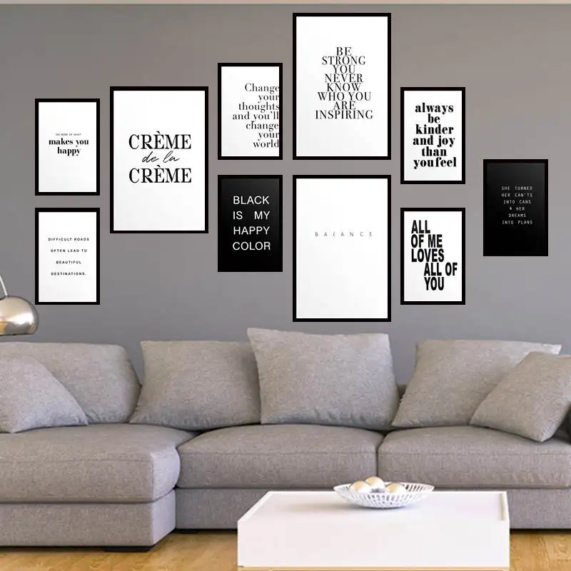 

Motivational Quote black white She turned her can'ts into cans and her dreams into plans Vintage Retro Posters Room Wall Decor