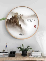 30cm round wooden picture frame diy wall art with frame no glass mounted photo frames for picture wall poster frame home decor