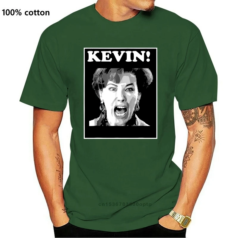 

Kevin Mom Home Alone Funny Christmas Black T-Shirt Gift For Mom Fashion Classic Style Tee Shirt