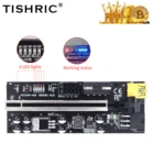 Переходник TISHRIC, Райзер 009S Plus PCI E PCI Express X16 PCIE, карта Riser 1X 16X USB 3,0 для видеокарты, графического процессора, майнинга