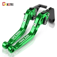motorcycle accessories adjustable folding extendable lever brake clutch levers for kawasaki gpz500s ex500r 1990 2009 2008 2007