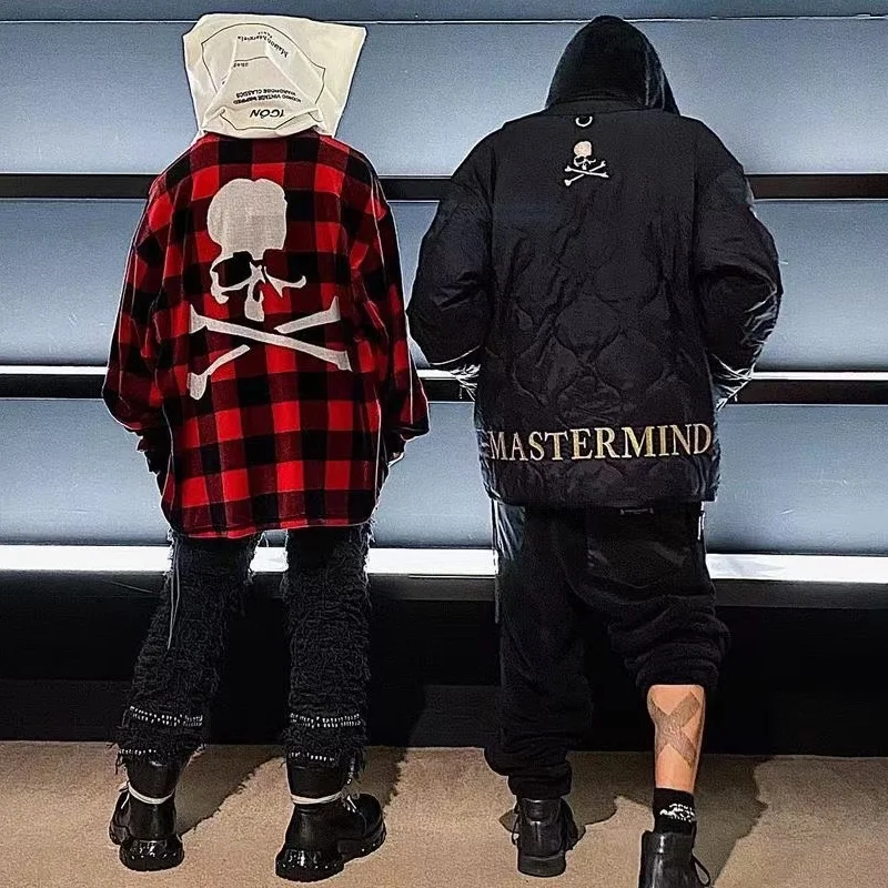 

Мужская зимняя куртка с пуговицами Mastermind Japan MMJ куртка с черепом, Мужская ветровка для женщин и мужчин, мужская куртка, 2022AW