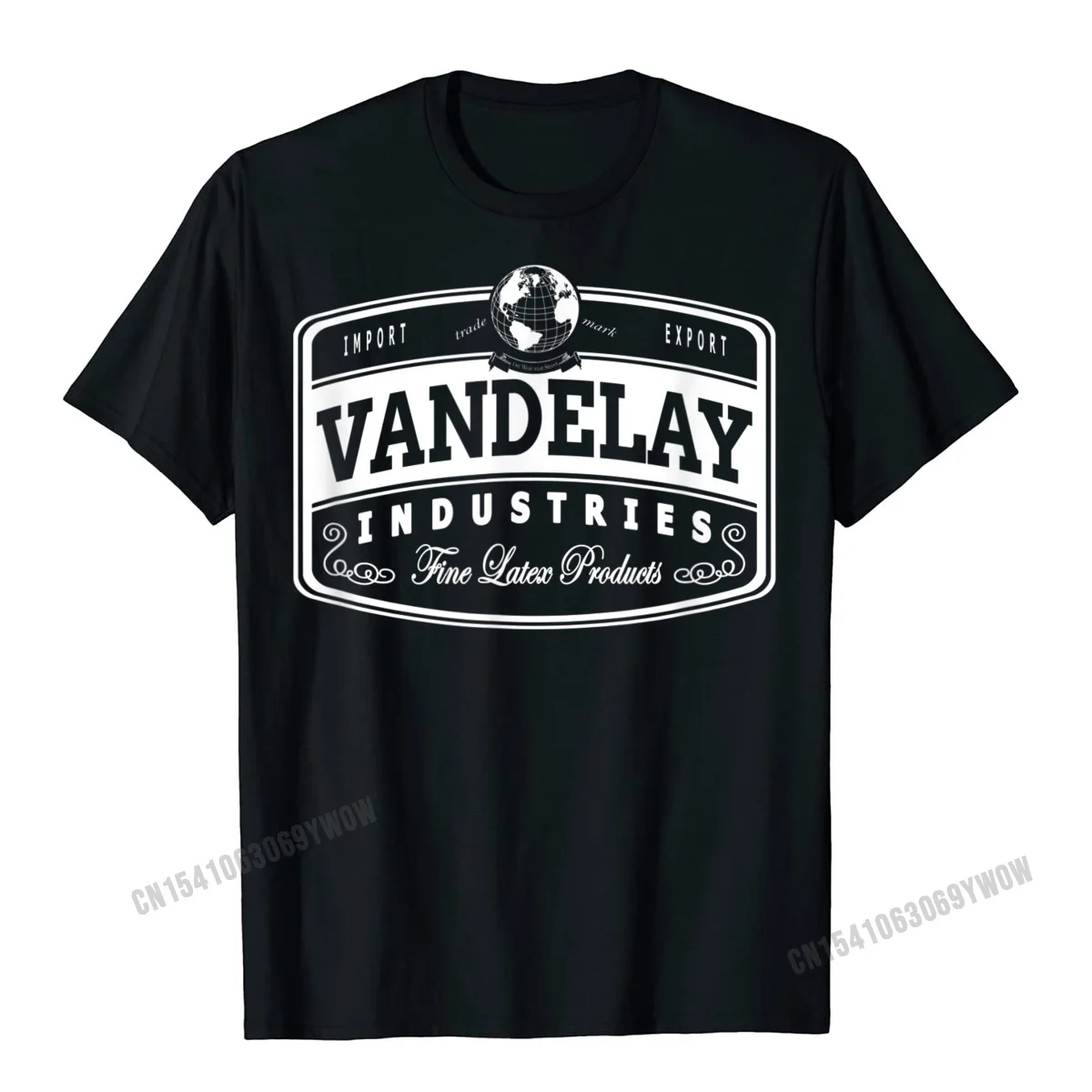 

Футболка Vandelay Industries из тонкого латекса, забавная пародия, мужские топы на заказ, рубашка для мужчин, хлопковые футболки, повседневные рубашки в стиле ретро