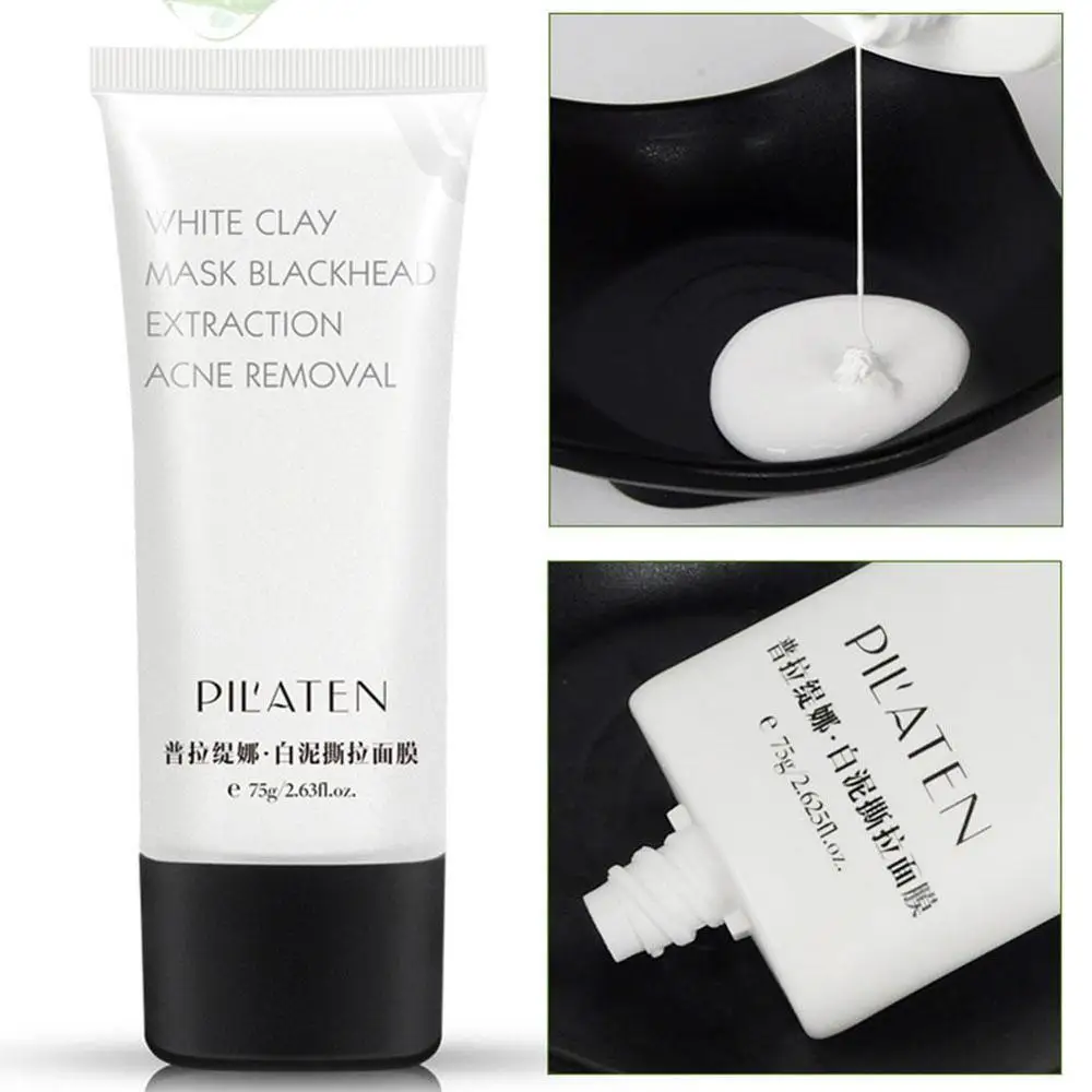 Маска для удаления черных точек маска из белой глины глубокое очищение лечения