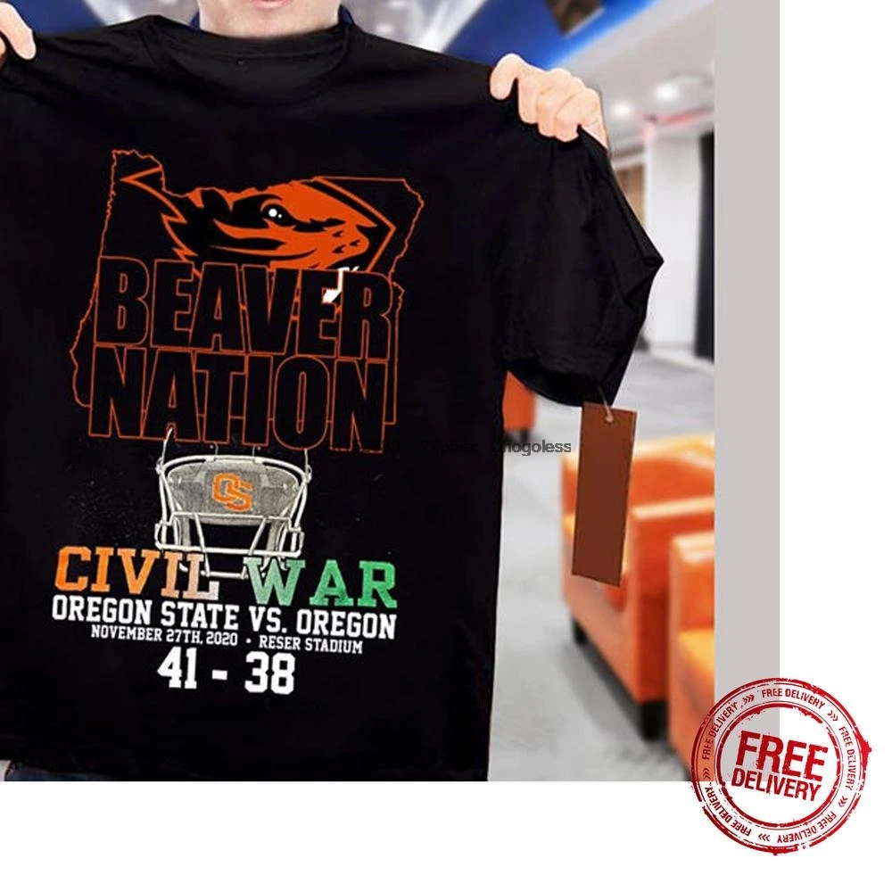 Beaver Nation Civil War Oregon State Vs T shirt for Men Women |