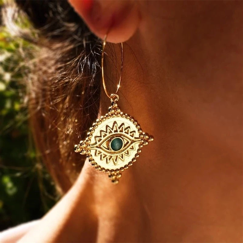 

Vintage Bohemia Ancient Egypt Eye of Horus Earrings Fashion Charm Pendant Earrings Engagement Jewelry Accessories Jewelry Gifts