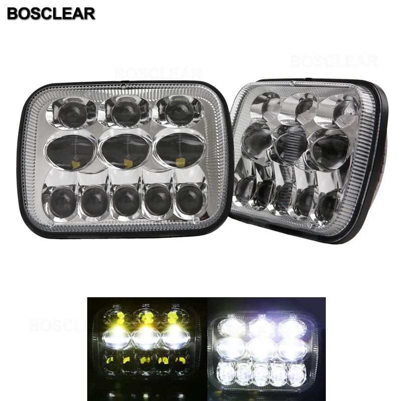 2X7X6 5X7 дюймов светодиодный налобный фонарь для Jeep Wrangler YJ Cherokee XJ аксессуары GMC Savana 1500 2500 3500 GMC Safari Ford F550 F350 F250 E150 Club Wagon E-350 ecoline для Chevrolet Express 3500 1500 Astro для Nissan 240SX