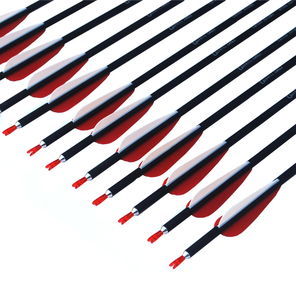 Стрелы для стрельбы из лука новая карбоновая стрела с сменной стрелкой длина 28